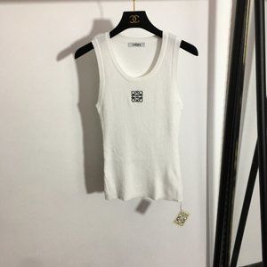 White Loewe Tank Top